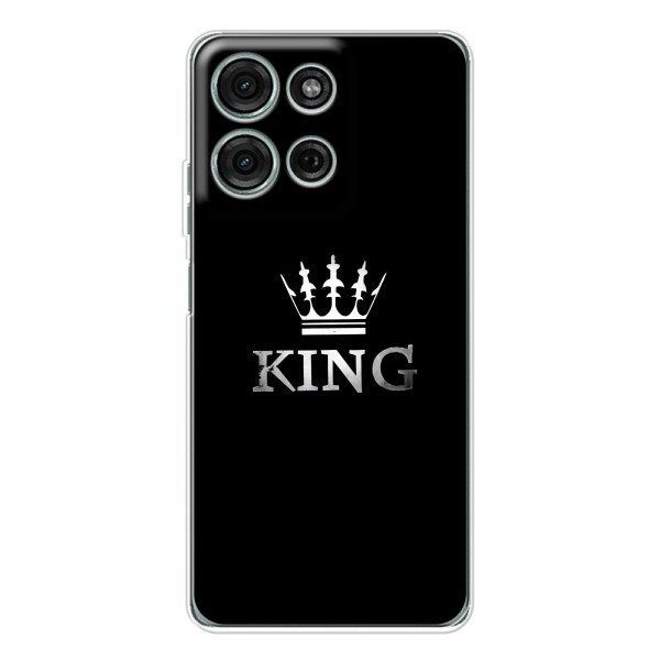 Чехол (Корона на чёрном фоне) для Мото Джи 15 – KING