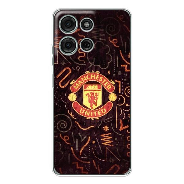 Чехол Манчестер Юнайтед для Мото G15 (AlphaPrint) – эмблема МЮ