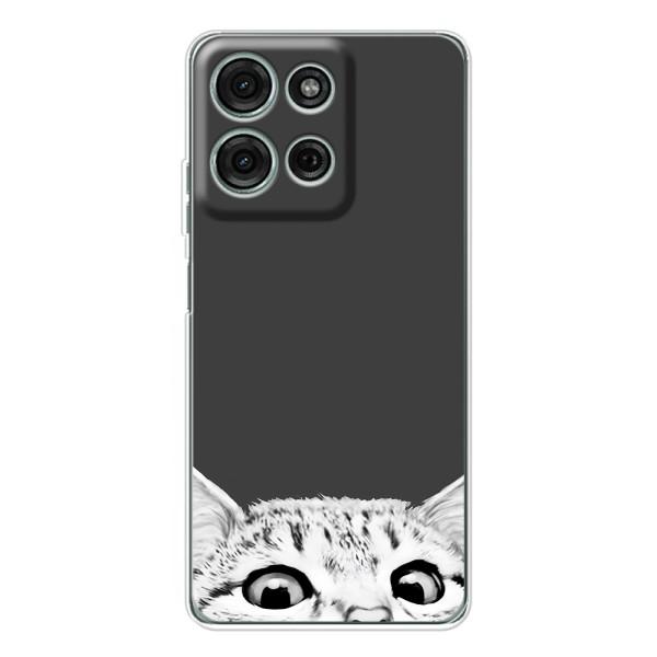 Чохол на Мото G15 з Котиками (VPrint) – Виглядає котик