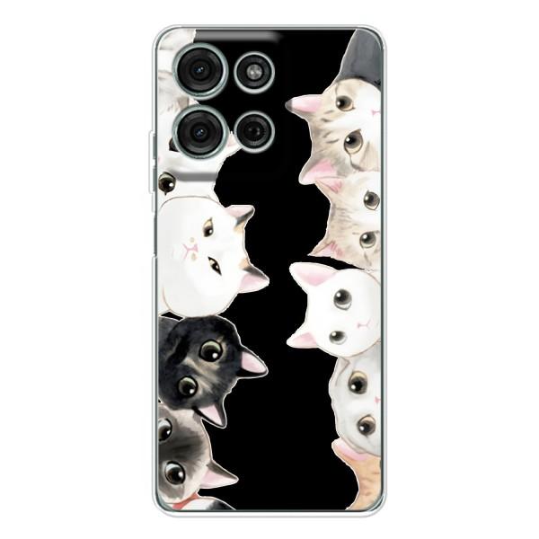 Чохол на Мото G15 з Котиками (VPrint) – Погляд котиків