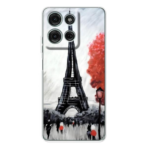 Чохол Ейфелева Вежа Motorola Moto G15 - (AlphaPrint) – Вежа в Парижі