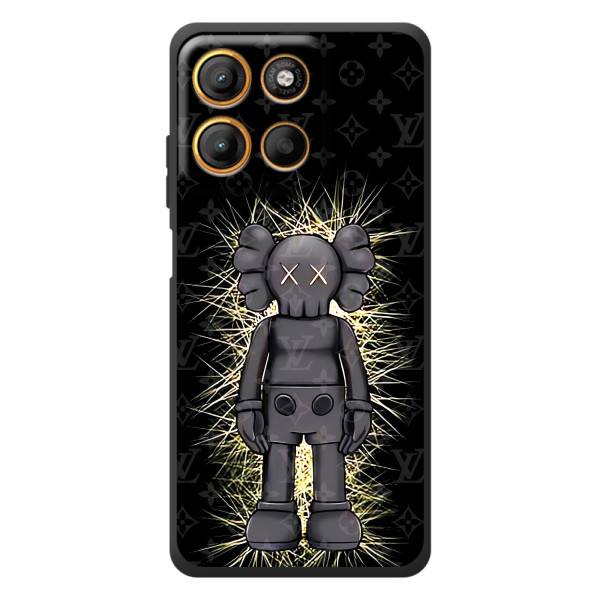 Чохли для Motorola Moto G17 Power - Bearbrick Louis Vuitton (PREMIUMPrint)