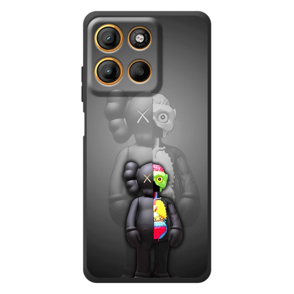 Чохли для Motorola Moto G17 Power - Bearbrick Louis Vuitton (PREMIUMPrint)