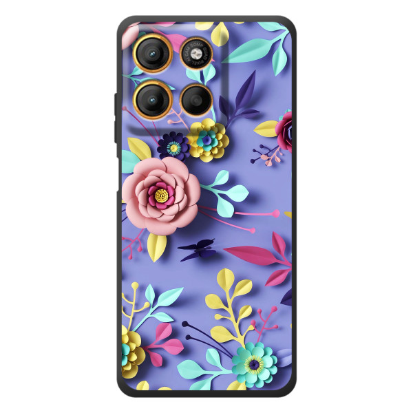 Чехлы с Цветами для Motorola Moto G17 Power (VPrint)