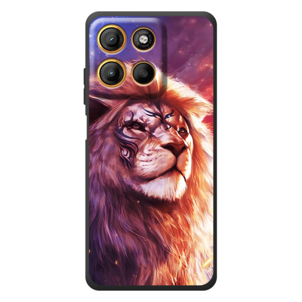 Чохол з картинкою ЛЕВ для Motorola Moto G17 Power (VPrint)