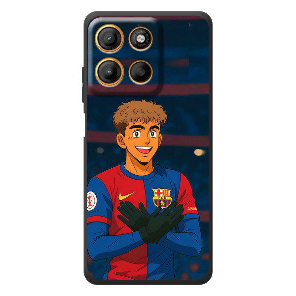 Чохол з футболістом Ламін Ямаль Motorola Moto G17 Power