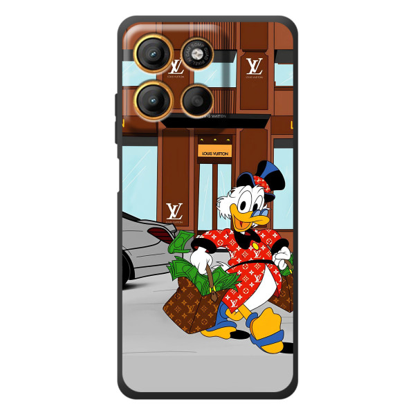 Чехлы для Motorola Moto G17 - Скрудж МакДак Louis Vuitton (PREMIUMPrint)