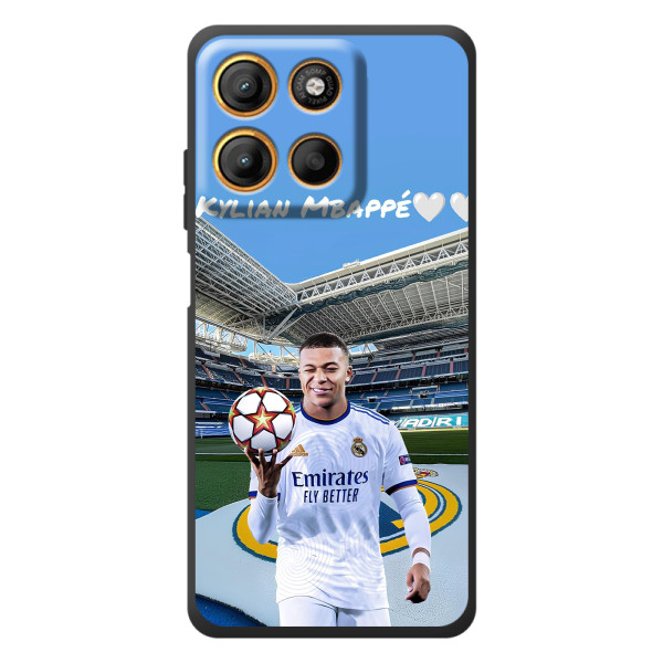 Чехол (TPU) с Футболистом на Motorola Moto G17 – Mbappe Real