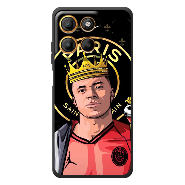 Чехол (TPU) с Футболистом на Motorola Moto G17 – Mbappe King