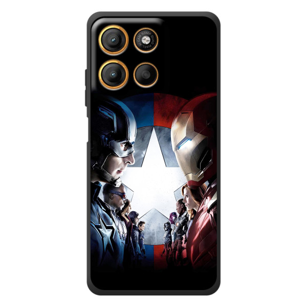 Чехлы с героями Марвел Motorola Moto G17 (VPrint)