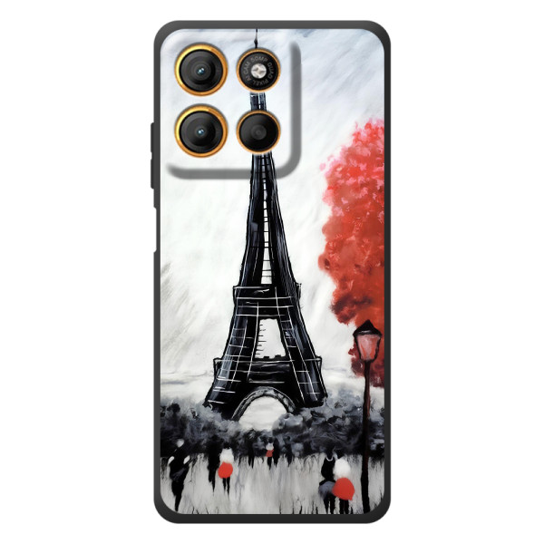 Чехол Эйфелева Башня для Motorola Moto G17 - (AlphaPrint)