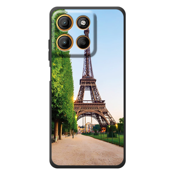 Чехол Эйфелева Башня для Motorola Moto G17 - (AlphaPrint)