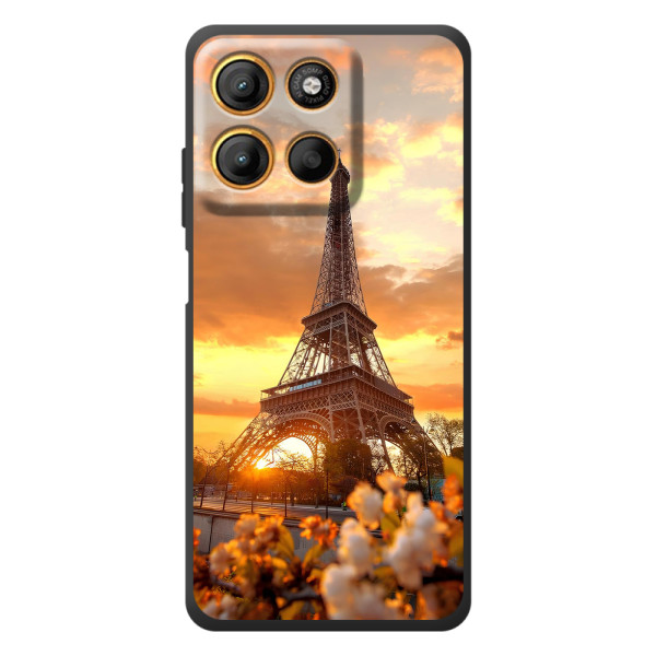 Чехол Эйфелева Башня для Motorola Moto G17 - (AlphaPrint)