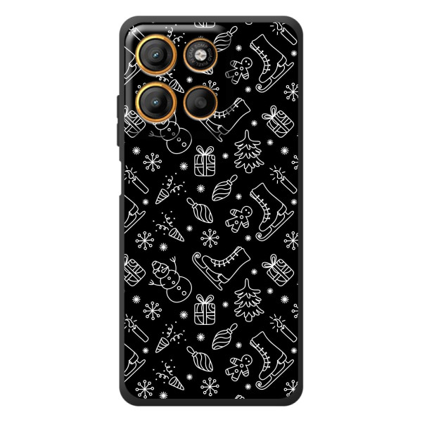 Новогодние, Праздничные Чехлы для Motorola Moto G17 - 2024 год