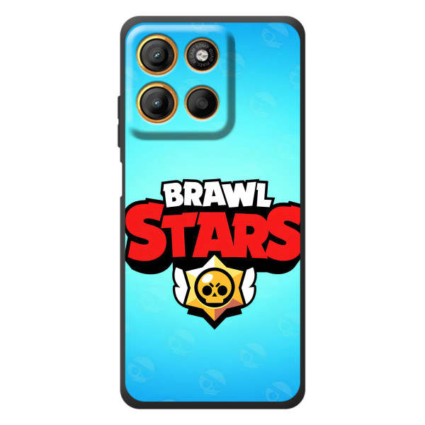Силіконовый Чохол на Motorola Moto G17 з картинкою Brawl Stars – Бравл Старс