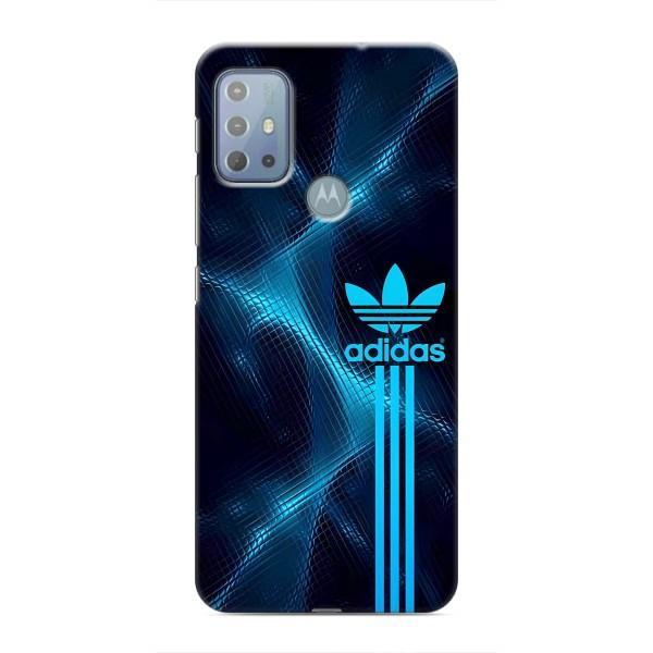 Чохли Адидас для Motorola MOTO G20 (AlphaPrint) – Синій Адідас