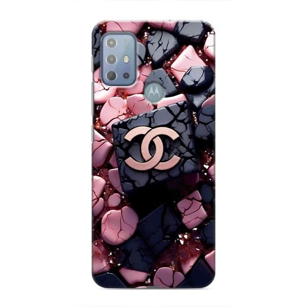 Чехол (Dior, Prada, YSL, Chanel) для Motorola MOTO G20 – Шанель