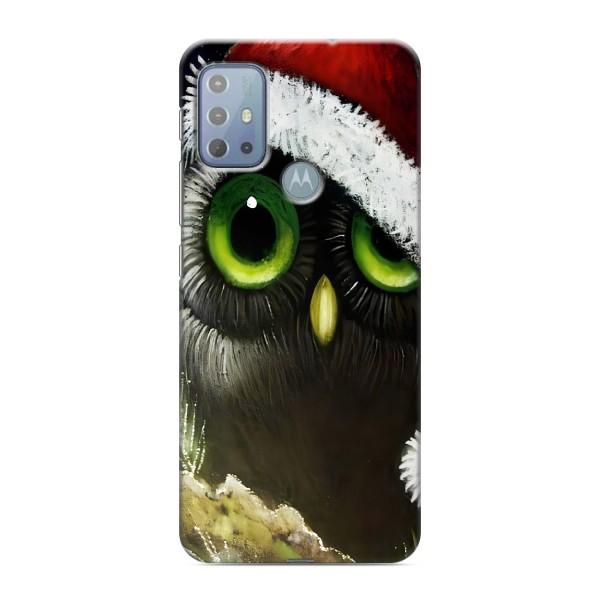 Новорічні Чохли для Моторола МОТО Г20 (VPrint) – Новорічна Сова