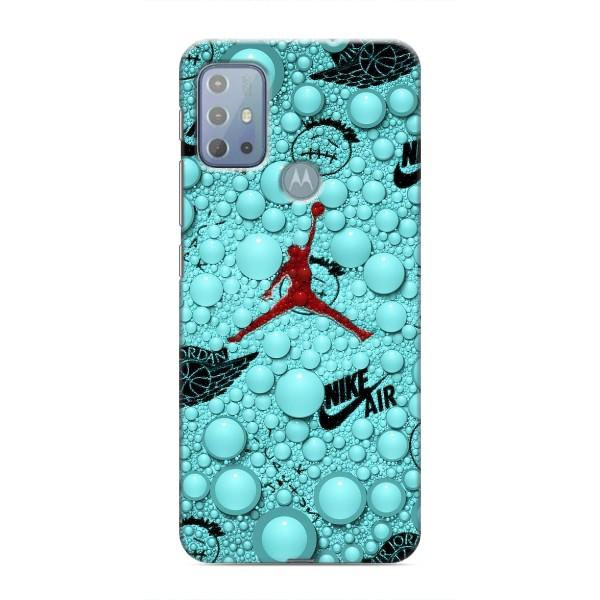 Силиконовый Чехол Nike Air Jordan на Моторола Мото джи 20 – Джордан Найк