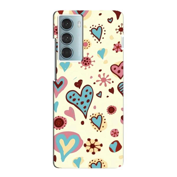 Чехлы для любимой на Мото G200 (VPrint) – Сердечки