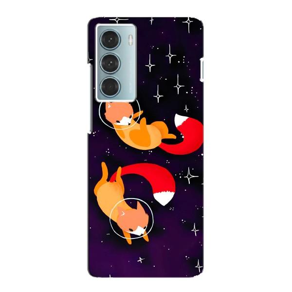Чехлы с картинкой Лисички для Motorola MOTO G200 (VPrint) – Лисички космонавты
