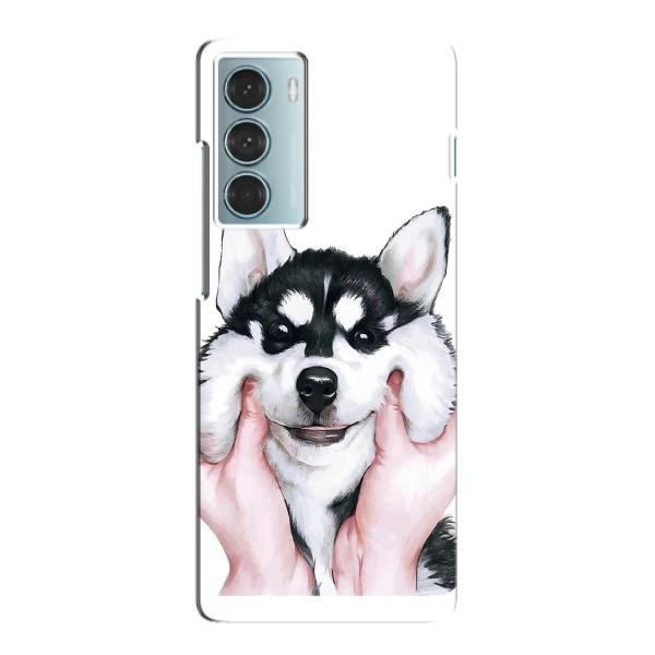 Чохли з собаками для Motorola MOTO G200 (VPrint) – Радісний Хаскі