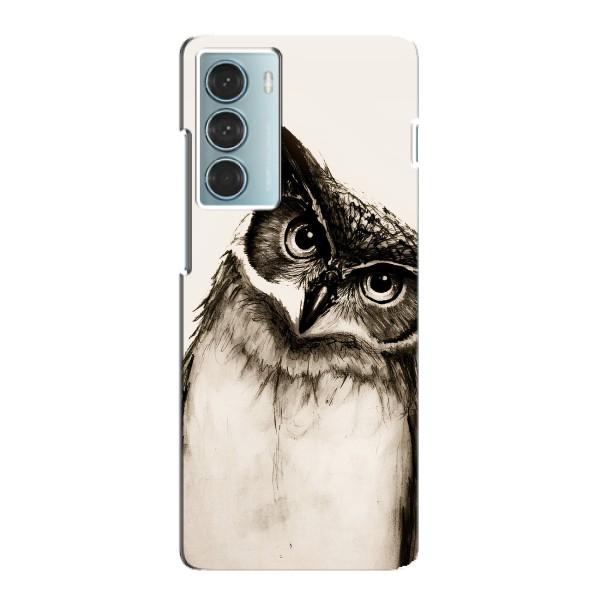 Чехол с птицами на Motorola MOTO G200 (VPrint) – Сова