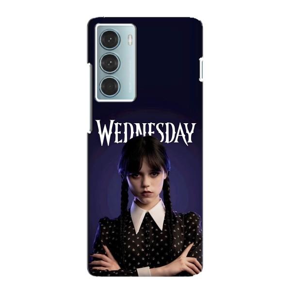 Чехлы Венсдей на Motorola MOTO G200 Уэнсдей (AlphaPrint) – Wednesday