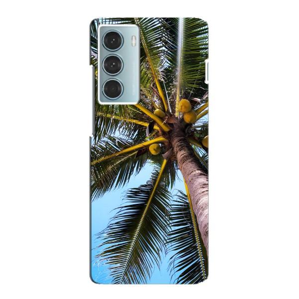 Силиконовый чехол с КАРТИНКАМИ лето для Motorola MOTO G200 (AlphaPrint) – Пальма