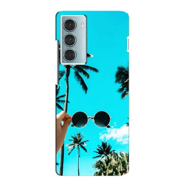 Силиконовый чехол с КАРТИНКАМИ лето для Motorola MOTO G200 (AlphaPrint) – Взгляд лето