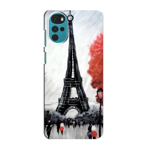 Чехол Эйфелева Башня для Motorola MOTO G22 - (AlphaPrint) – Башня в Париже