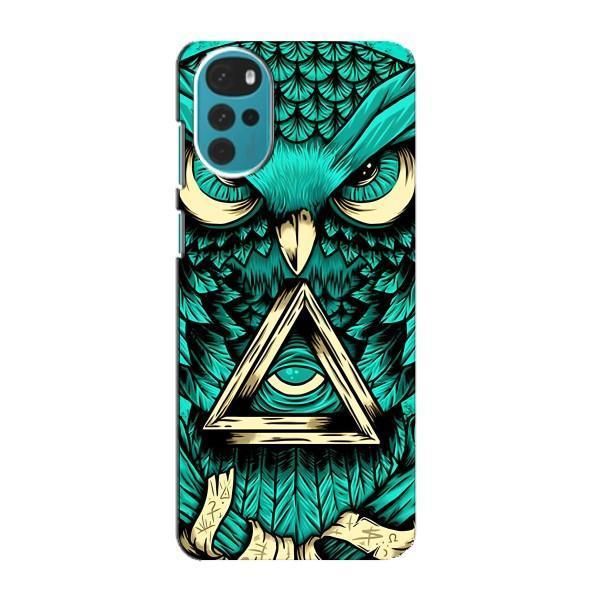 Чохол з пташками на Motorola MOTO G22 (VPrint) – Сова з оком