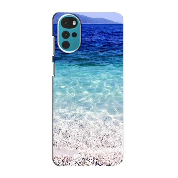 Силиконовый чехол с КАРТИНКАМИ лето для Motorola MOTO G22 (AlphaPrint) – Море