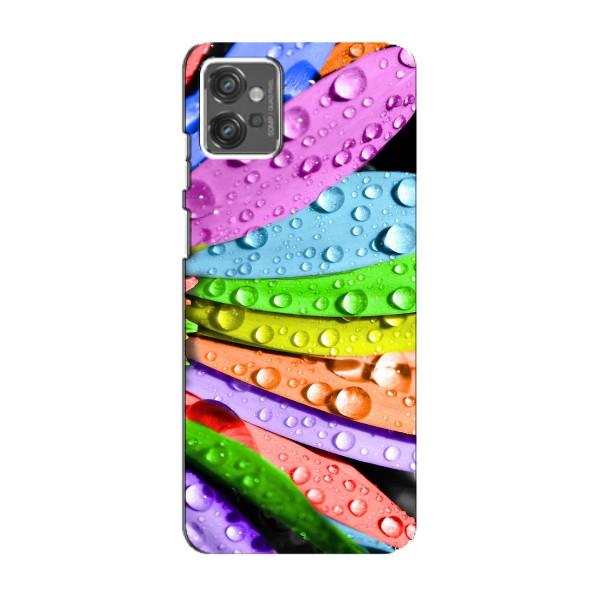 Чехлы (ART) Цветы на Motorola MOTO G23 (VPrint) – Семиквітка