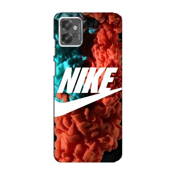 Чохол для Motorola MOTO G23 - з принтом Найк (AlphaPrint) – Димчастий найк
