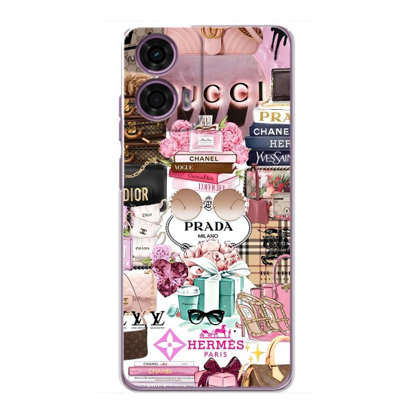 Чехол (Dior, Prada, YSL, Chanel) для Motorola MOTO G24 Power – Бренды