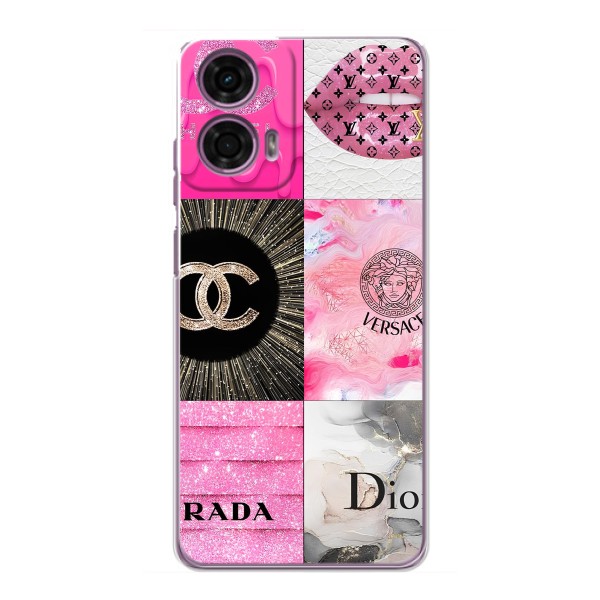 Чехол (Dior, Prada, YSL, Chanel) для Motorola MOTO G24 Power – Модница