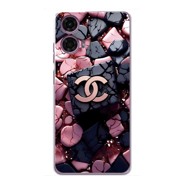 Чехол (Dior, Prada, YSL, Chanel) для Motorola MOTO G24 Power – Шанель