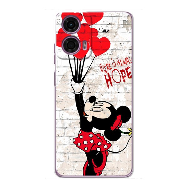 Чехол Disney Mouse Motorola MOTO G24 Power (PREMIUMPrint) – Heart Minni