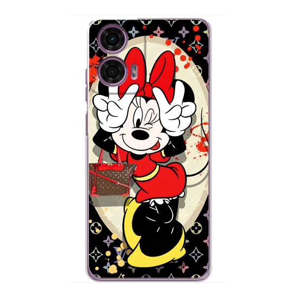 Чехол Disney Mouse Motorola MOTO G24 Power (PREMIUMPrint) – Минни peace