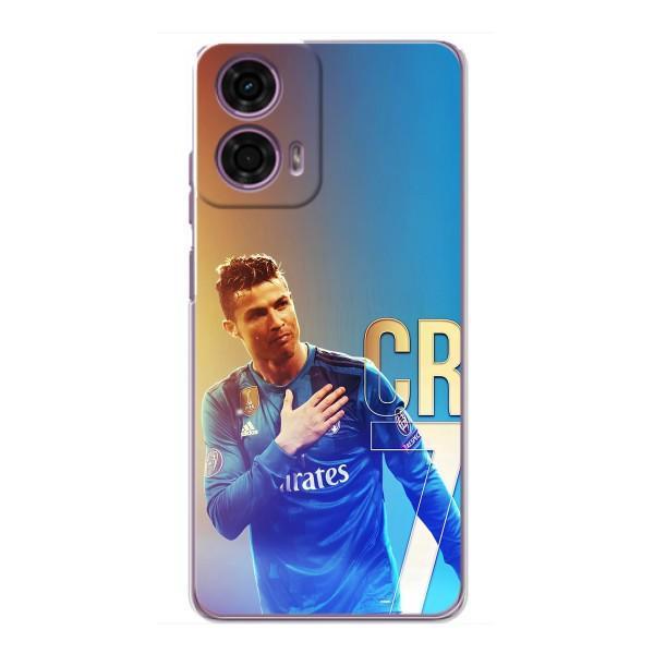 Чехол Криштиану Роналду для Motorola MOTO G24 Power (AlphaPrint) – CR7 Real