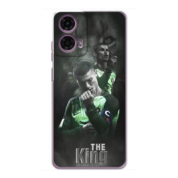 Чехол Криштиану Роналду для Motorola MOTO G24 Power (AlphaPrint) – Криштиано Лев