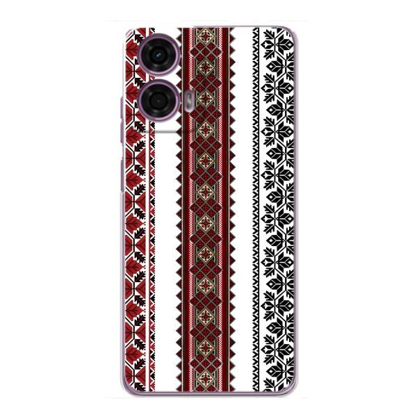 Силиконовый Чехол на Motorola MOTO G24 Power с картинкой Вышиванки – Вышиваночки