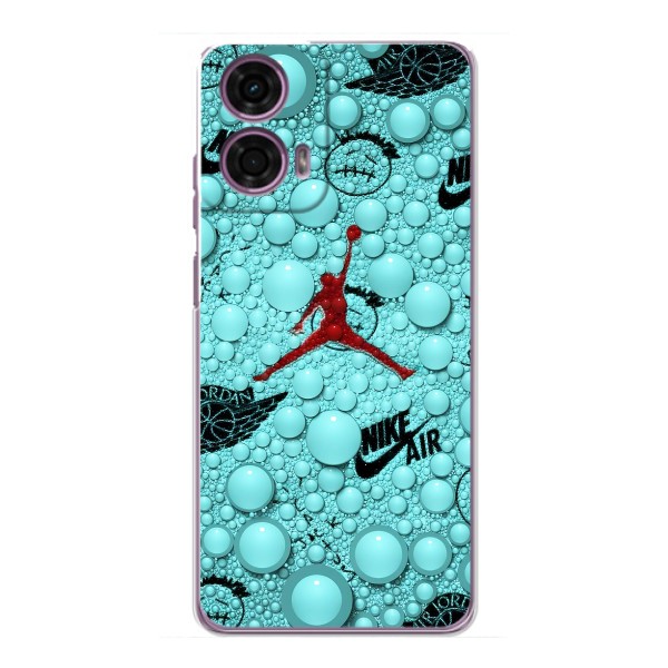 Силиконовый Чехол Nike Air Jordan на Моторола Мото джи 24 Павер – Джордан Найк