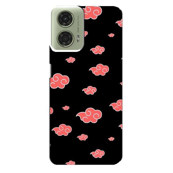 Чохли Персонажі Аніме Наруто для Motorola MOTO G24 (AlphaPrint) – Хмарки Аніме