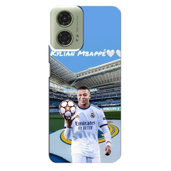 Чехол (TPU) с Футболистом на Motorola MOTO G24 – Mbappe Real