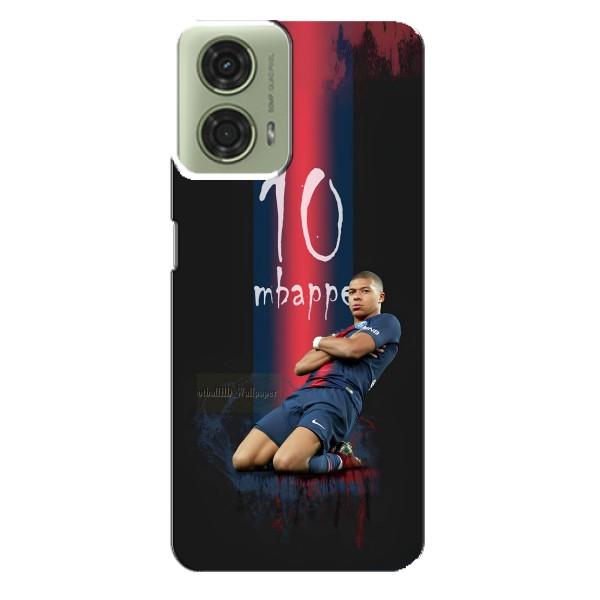 Чехол (TPU) с Футболистом на Motorola MOTO G24 – MBAPPE 10