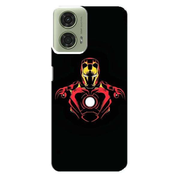 Чохли з героями Марвел Motorola MOTO G24 (VPrint) – Залізна людина