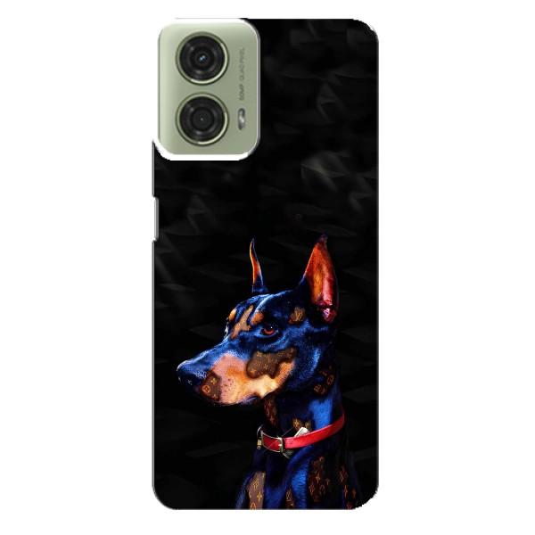 Чехлы с картинками животных Motorola MOTO G24 – Собака
