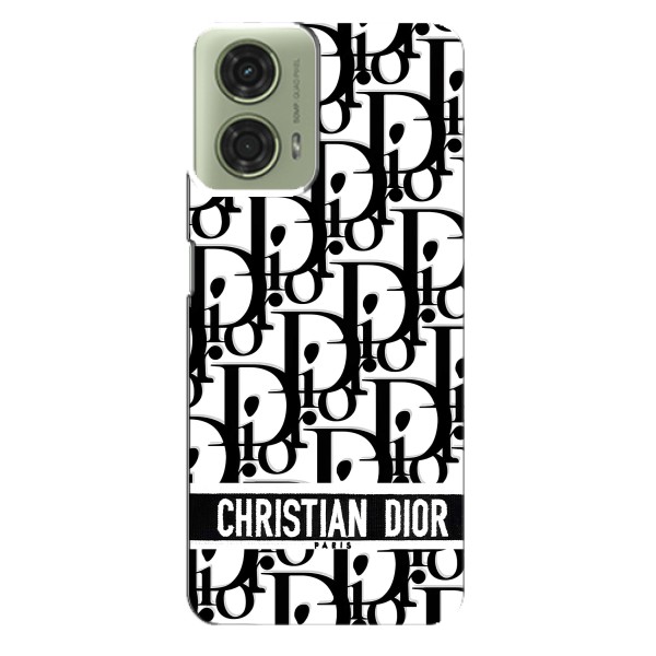 Чохол (Dior, Prada, YSL, Chanel) для Motorola MOTO G24 – Christian Dior
